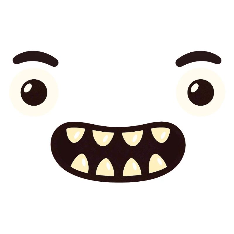 Visage de monstre