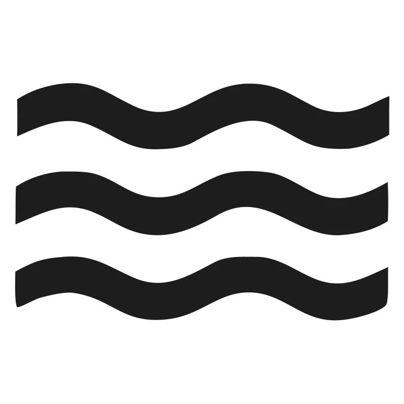 Minimalist Black Waves