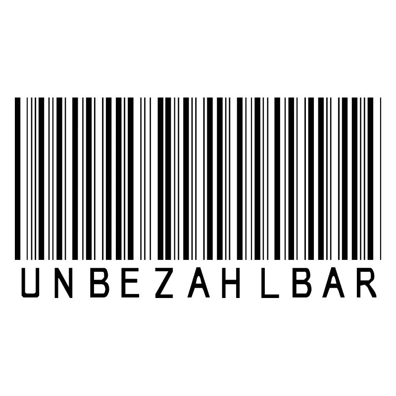 Barcode "Priceless" black