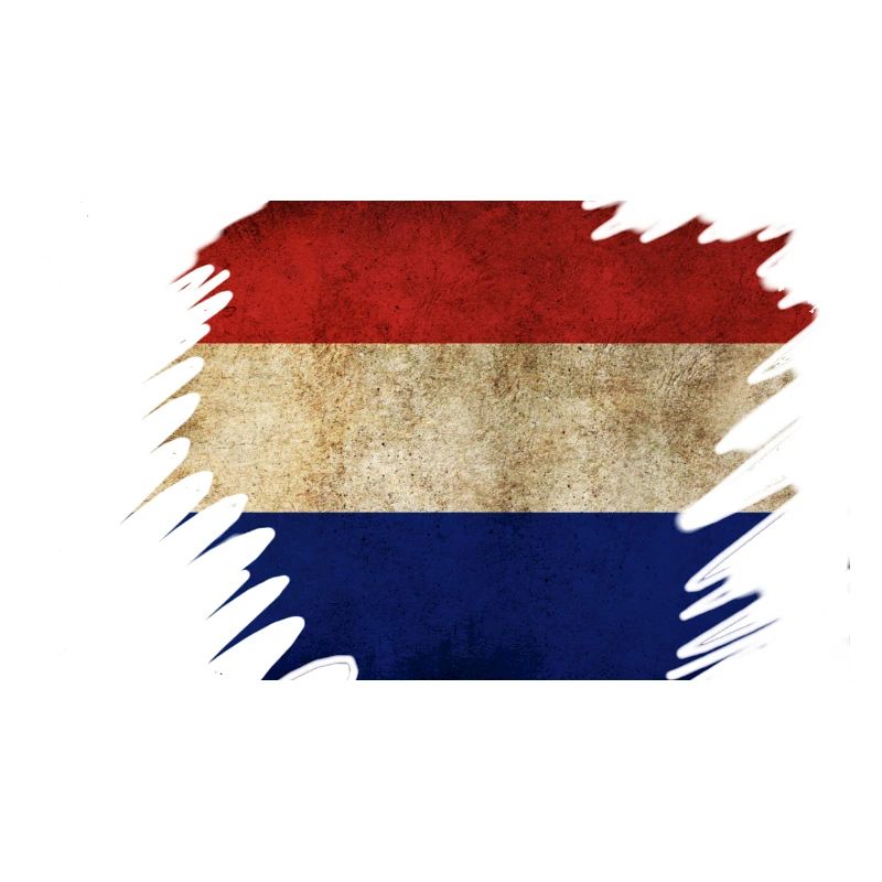 Grunge Holländisches Flaggendesign