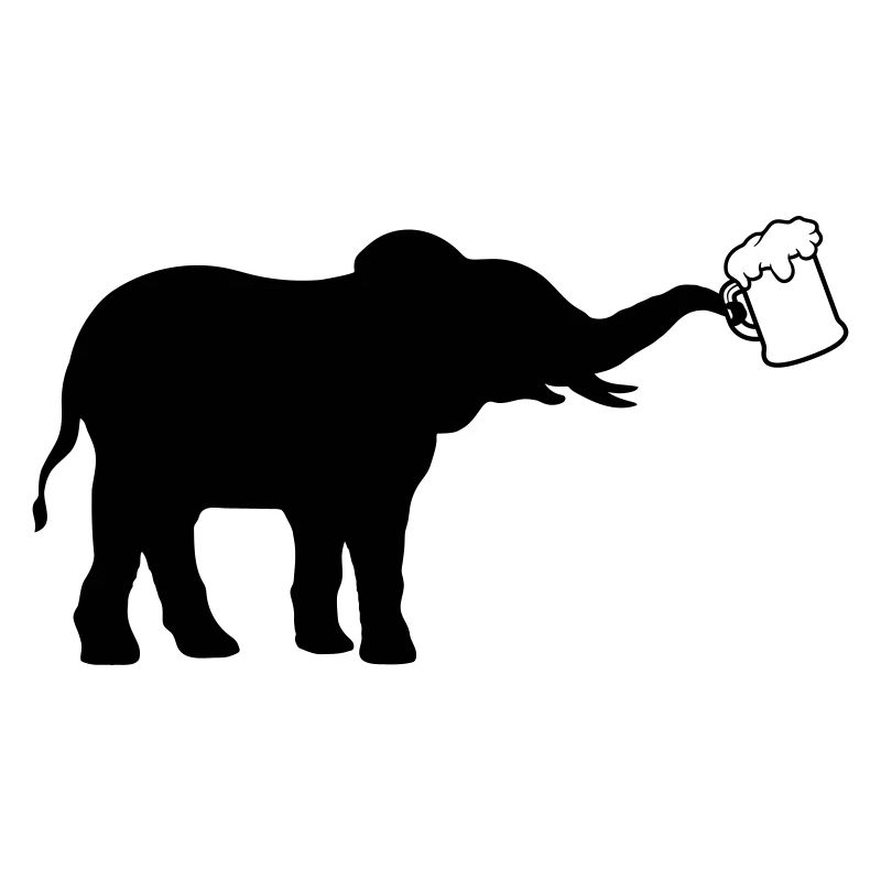 Krug Bier Elefant cool
