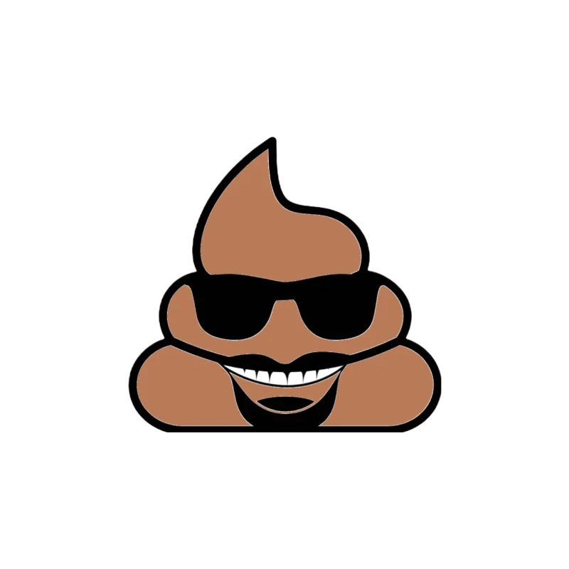 Poo With Glasses