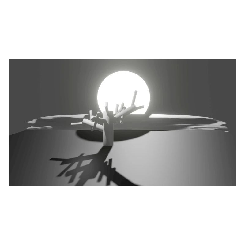 Soleil et arbre