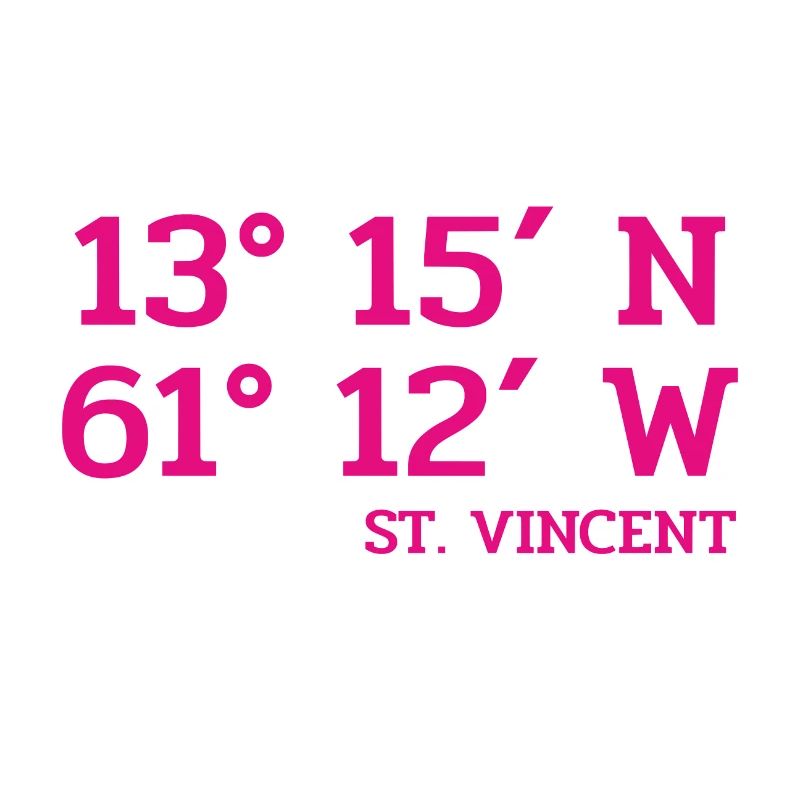 St. Vincent Coordinates - Koordinaten West Indies