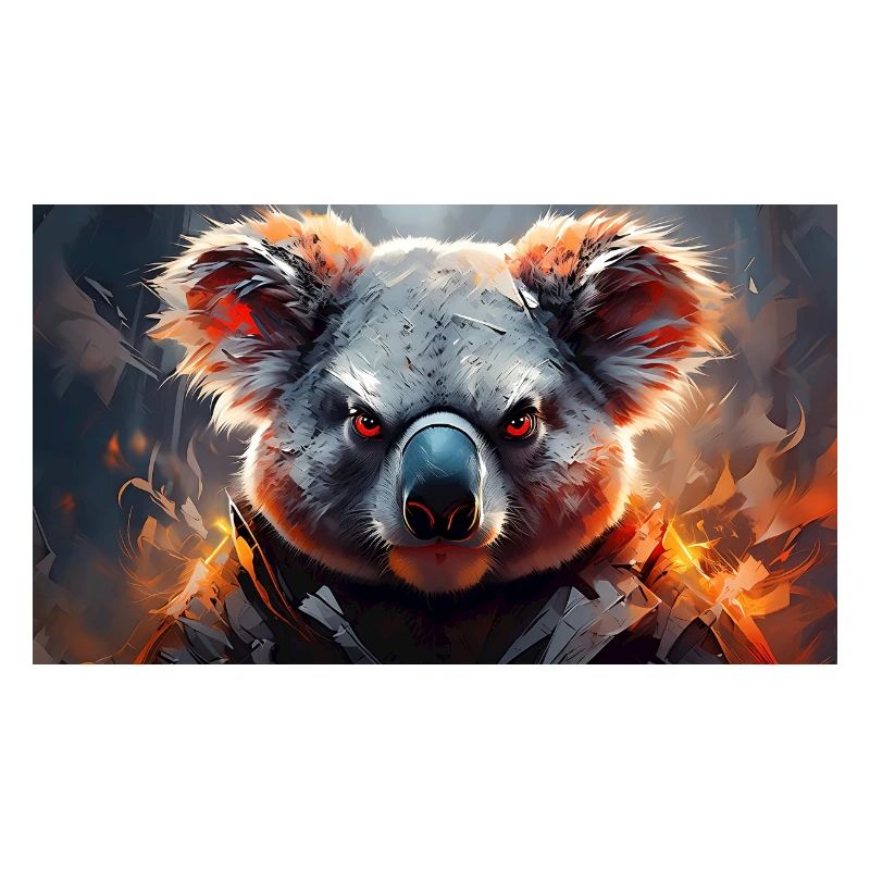 Cute grumpy grouchy animals - Koala