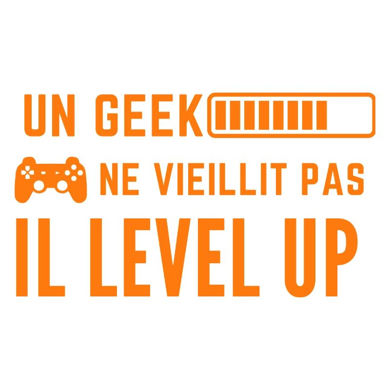 A geek doesn't get old, he level up