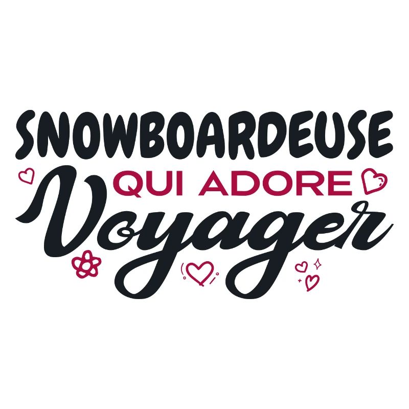 Snowboardeuse globe-trotteuse passionnée de voyage