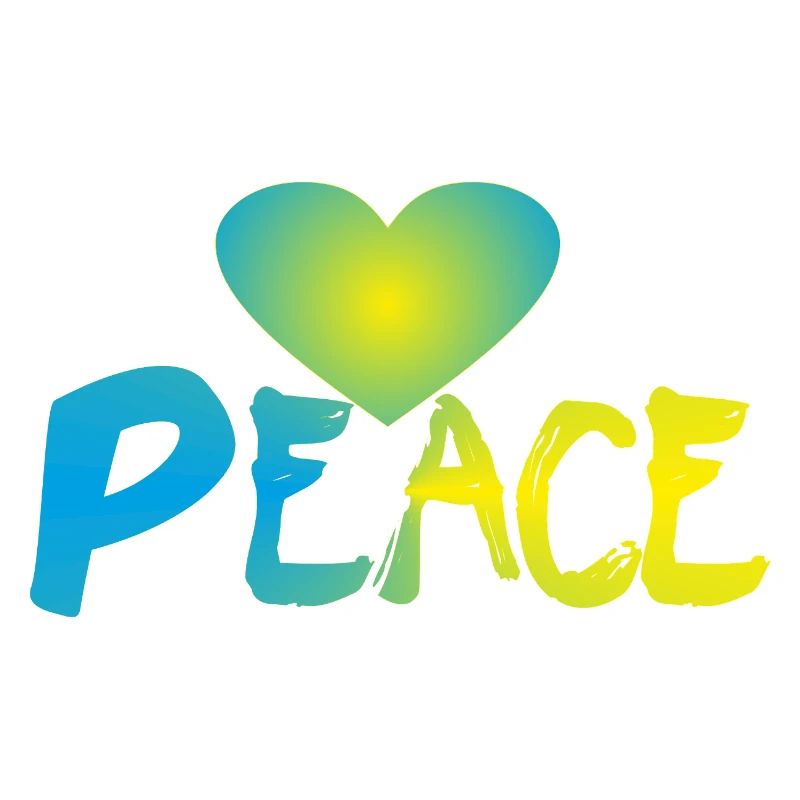 Peace Herz Frieden Friedenszeichen