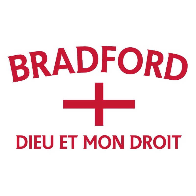 Drapeau de Bradford avec devise