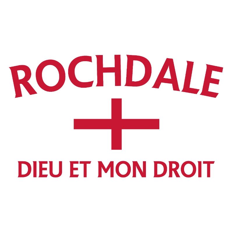 Devise du drapeau anglais de Rochdale