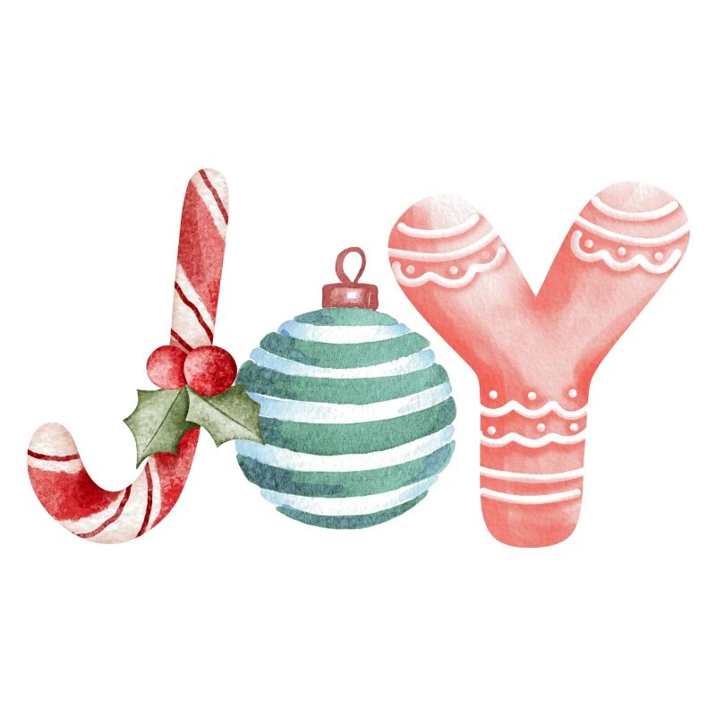 Joy Christmas Scripture Ornament