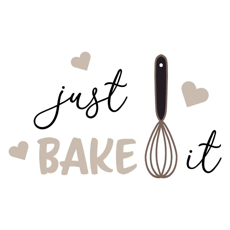Just Bake It Funny Baking Lover Kitchen Tee
