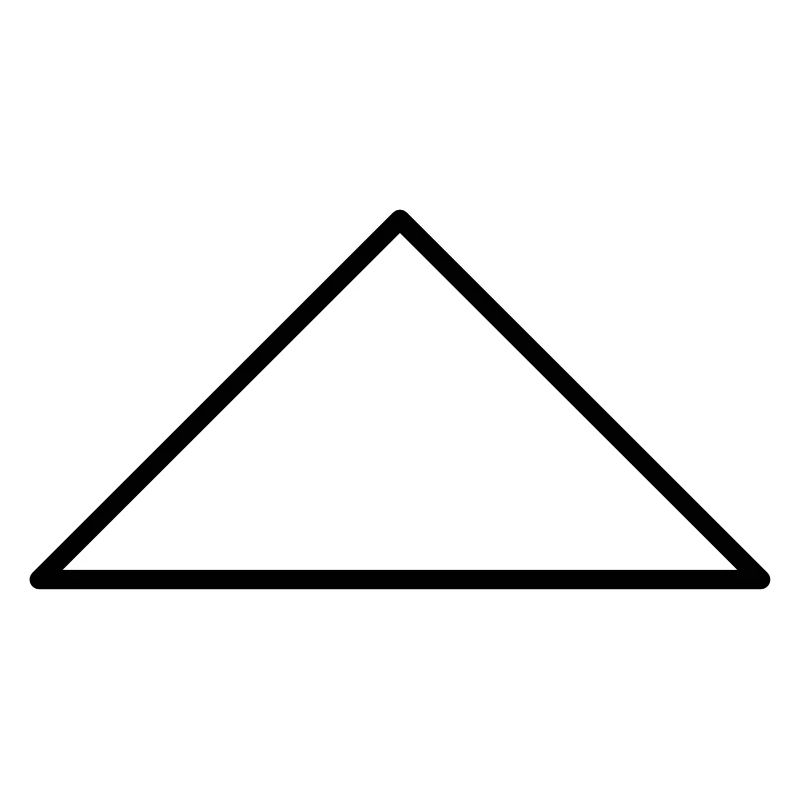 Math symbol - equilateral triangle