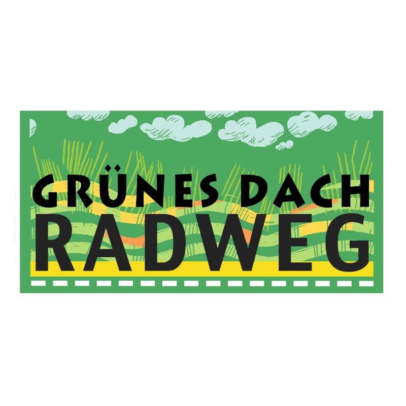 Grünes Dach Radweg