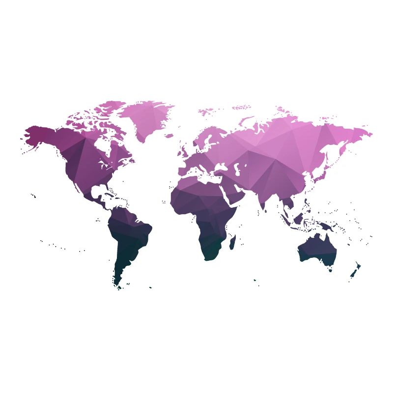 World map "Triangle"