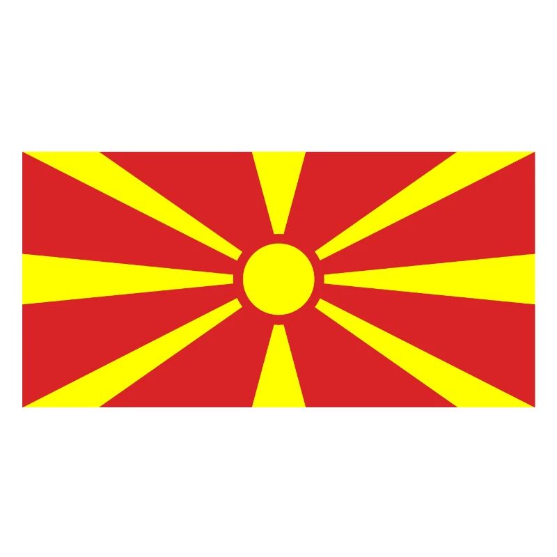 Drapeau de la Macédoine