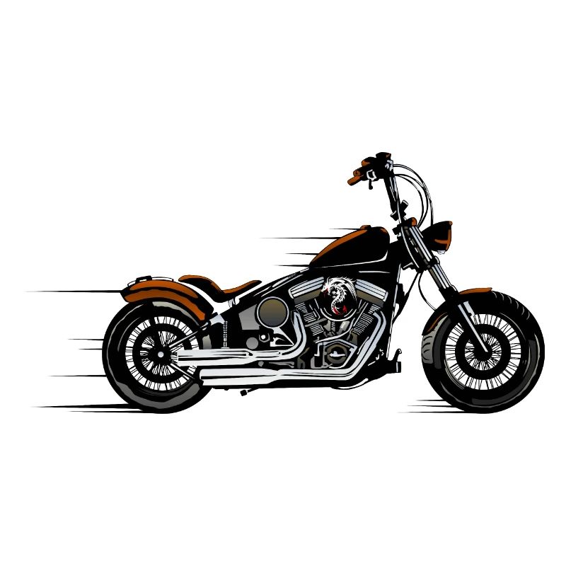 motorcycle becane old biker old ride drawing