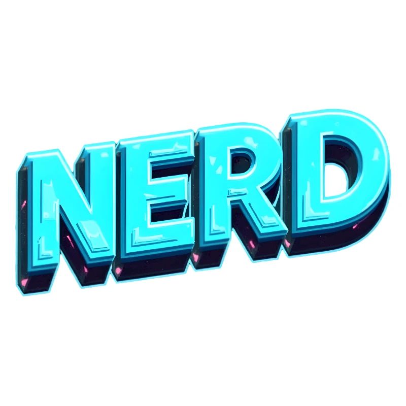 Nerd Neon 3D Retro