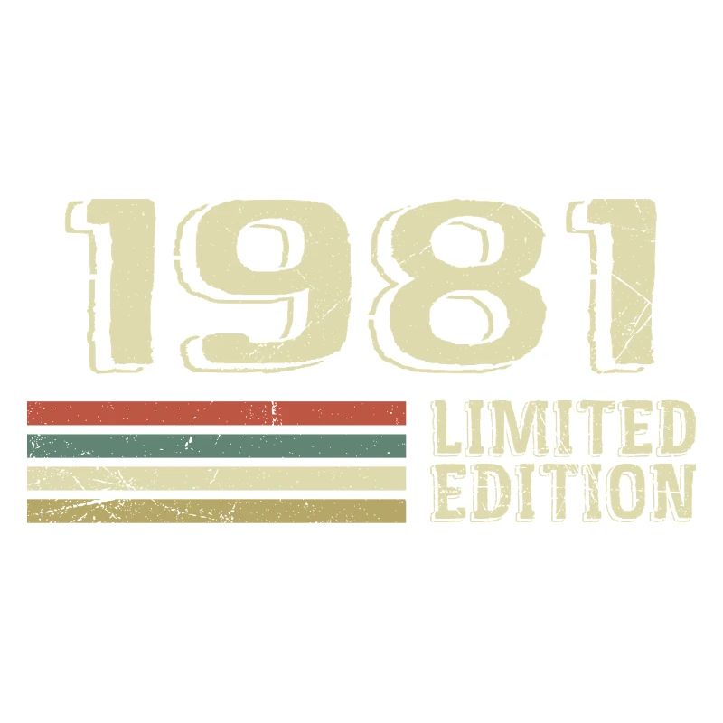 Nées en 1981 anniversaire 1981 Vintage 1981