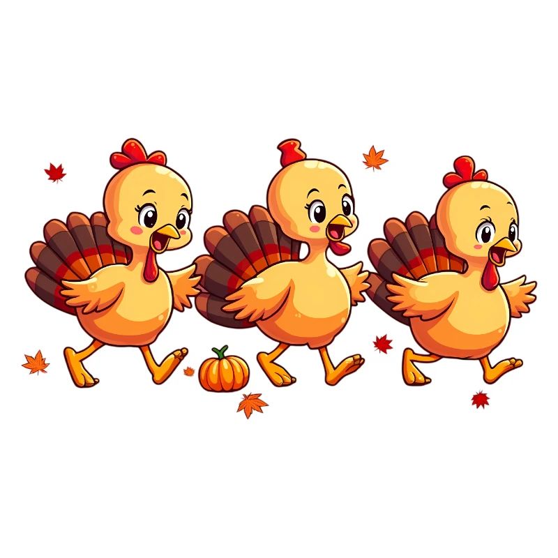 Bébé dinde de Thanksgiving