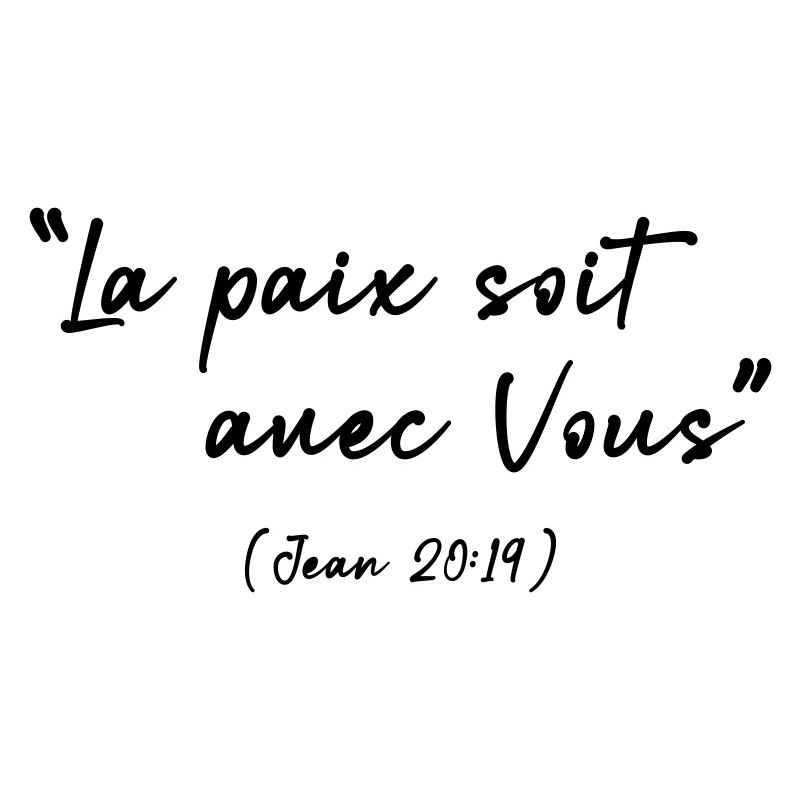 La paix soit avec Vous (Jean 20:19)