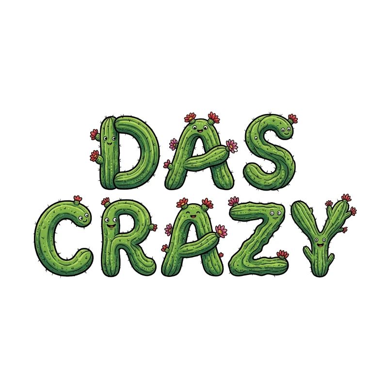 DAS CRAZY Kaktus Meme Spruch