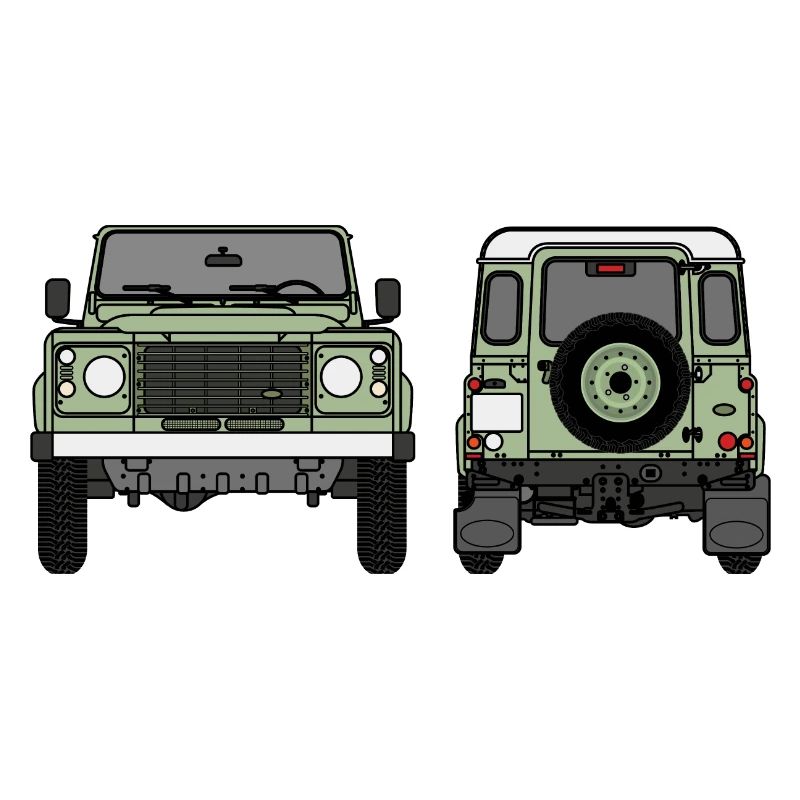 Defender - avant et arrière
