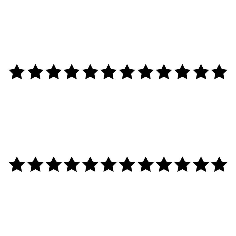 Stars / / 24 / / Star rows / / rows / / chains / /