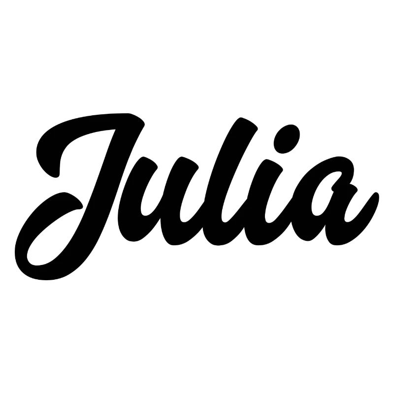 Julia Custom Text Nom d’anniversaire