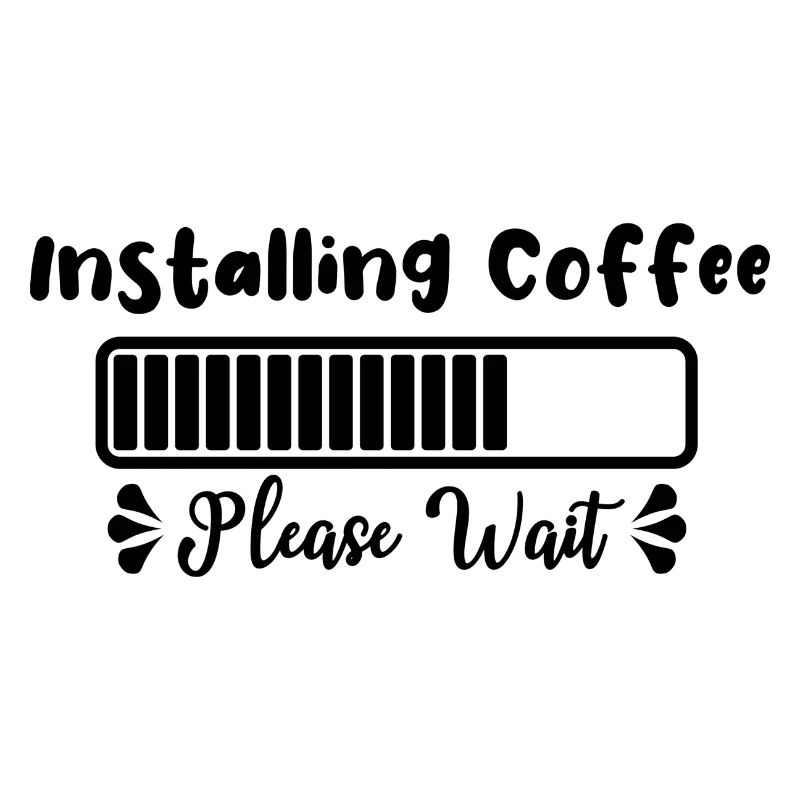 Installieren von Coffee Please Wait Loading