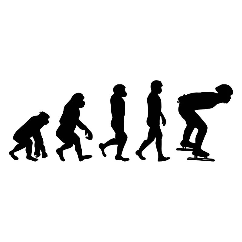 Speed Skating Ice Skater Skate Race Evolution
