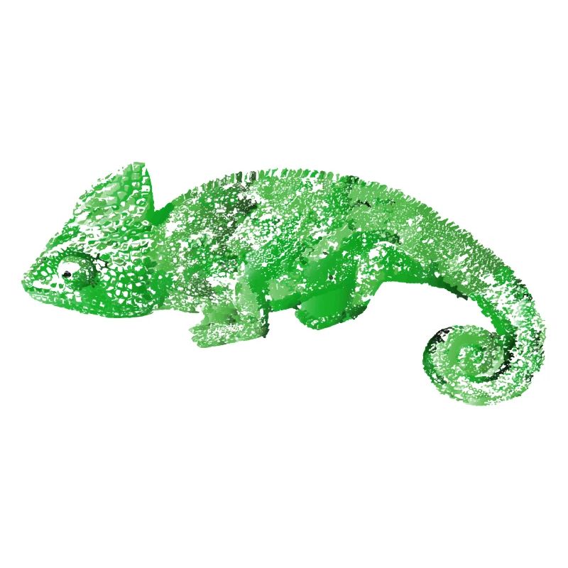 Chameleon im unverwechselbarem Design