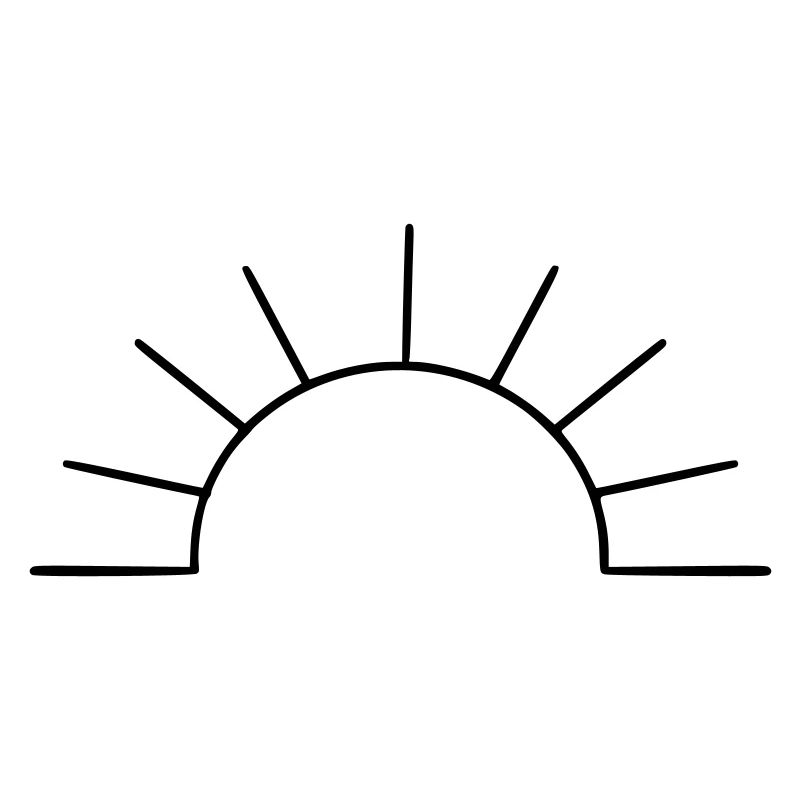 schlichte Sonne