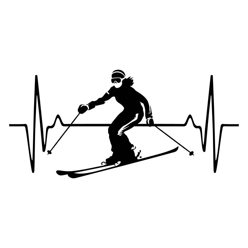 Skiing Skiing Woman Pulse Frequency