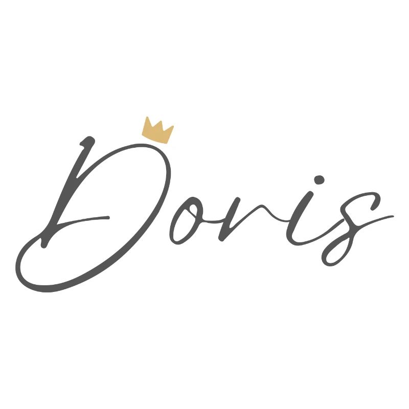 Prinzessin Doris Crown Hemd – Name mit Buchstabe D