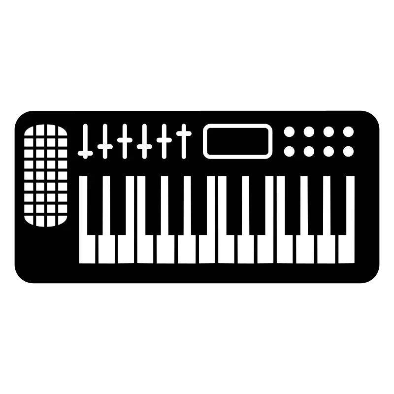 Synthesizer Keyboard Loud Techno DJ Music Party