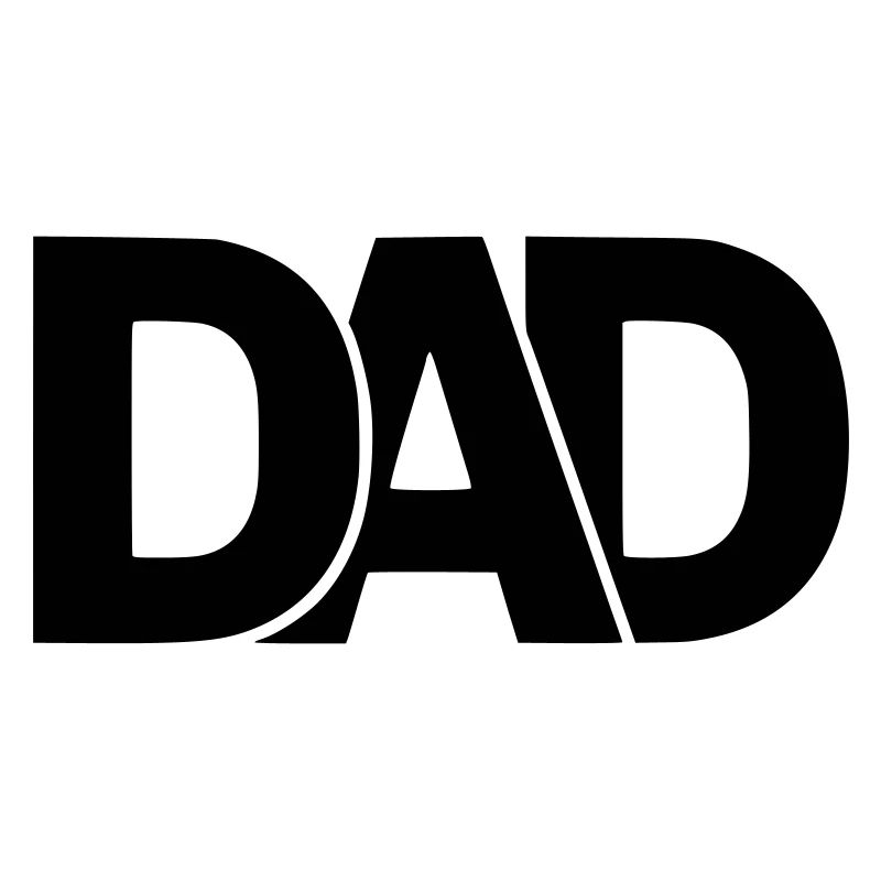 Modern dad logo for dads and dads-to-be