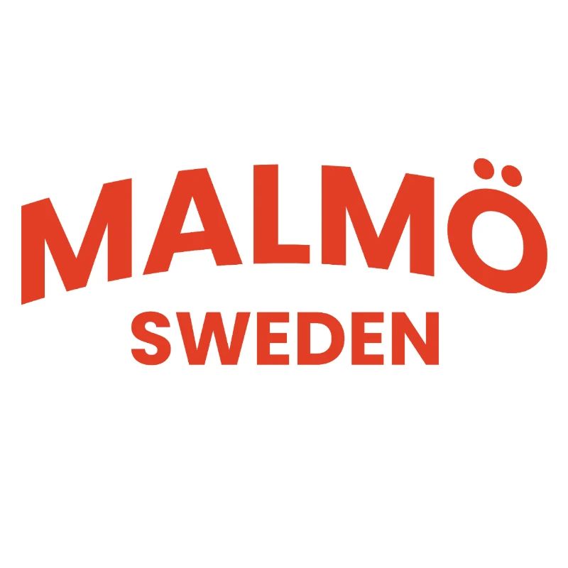 Malmö Rote Typografie