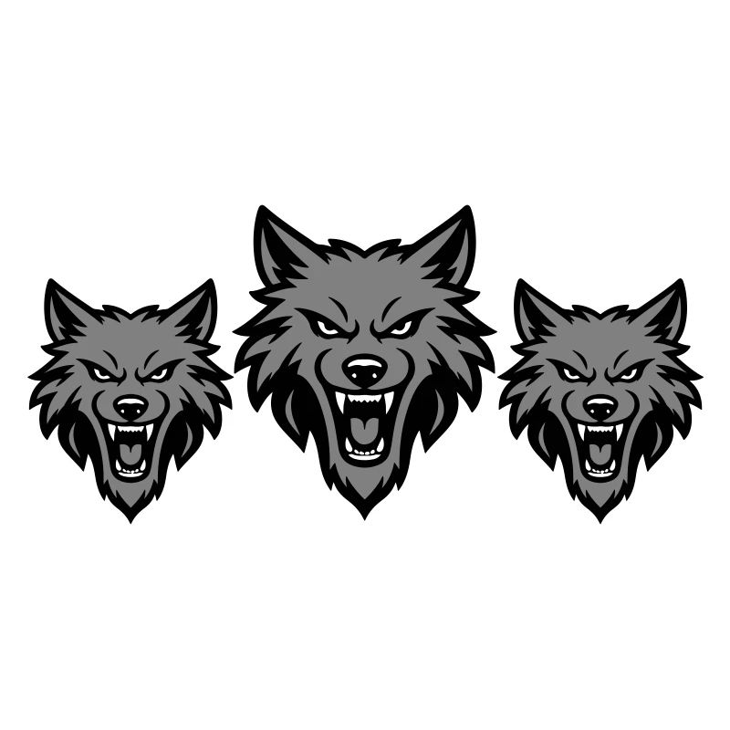 Meute d’équipe de loups