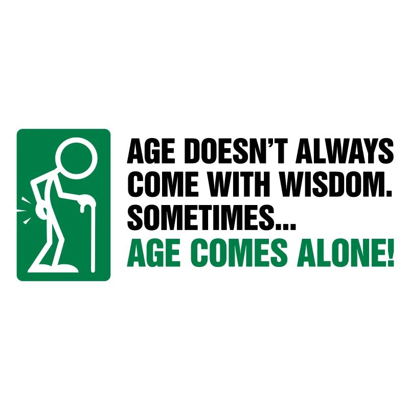With age comes mostly only age