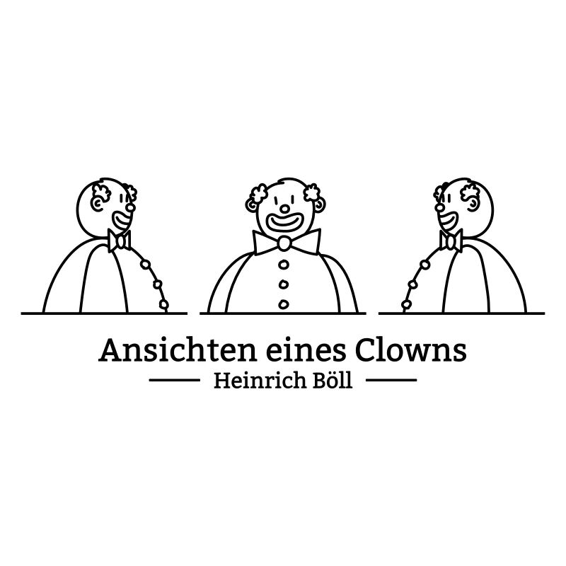 Ansichten eines Clowns (einfarbig)