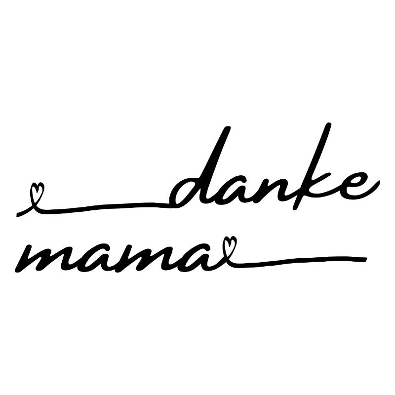 Mama Danke Muttertag Herz Mutter Tag Mami