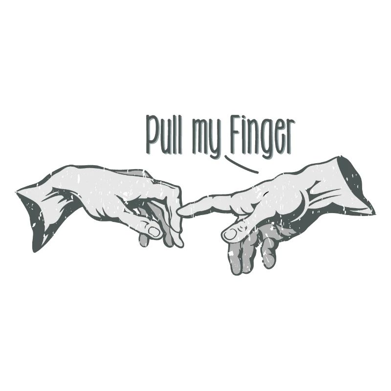 Michelangelo, God and Adam - pull my finger
