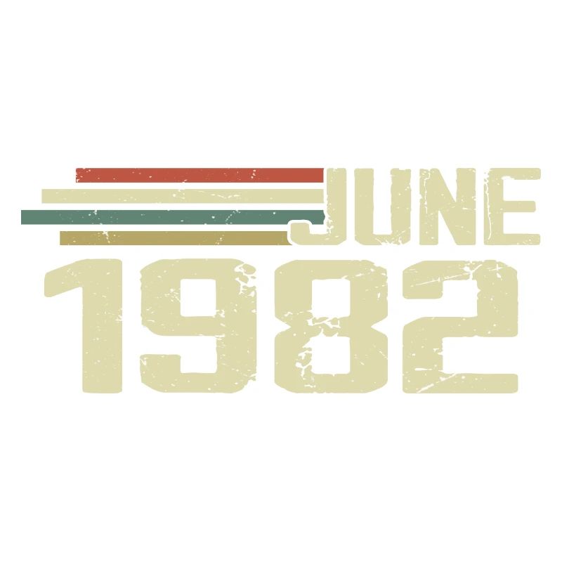 Juni 1982 Jahrestag Juni 1982 Juni 1982 Geburtstag