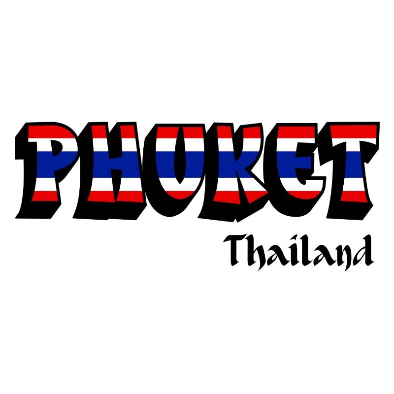 Design du drapeau de la Thaïlande à Phuket