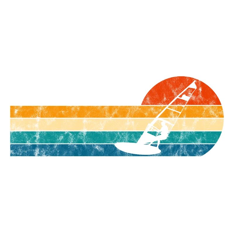 Windsurfer Windsurfing Surf rétro