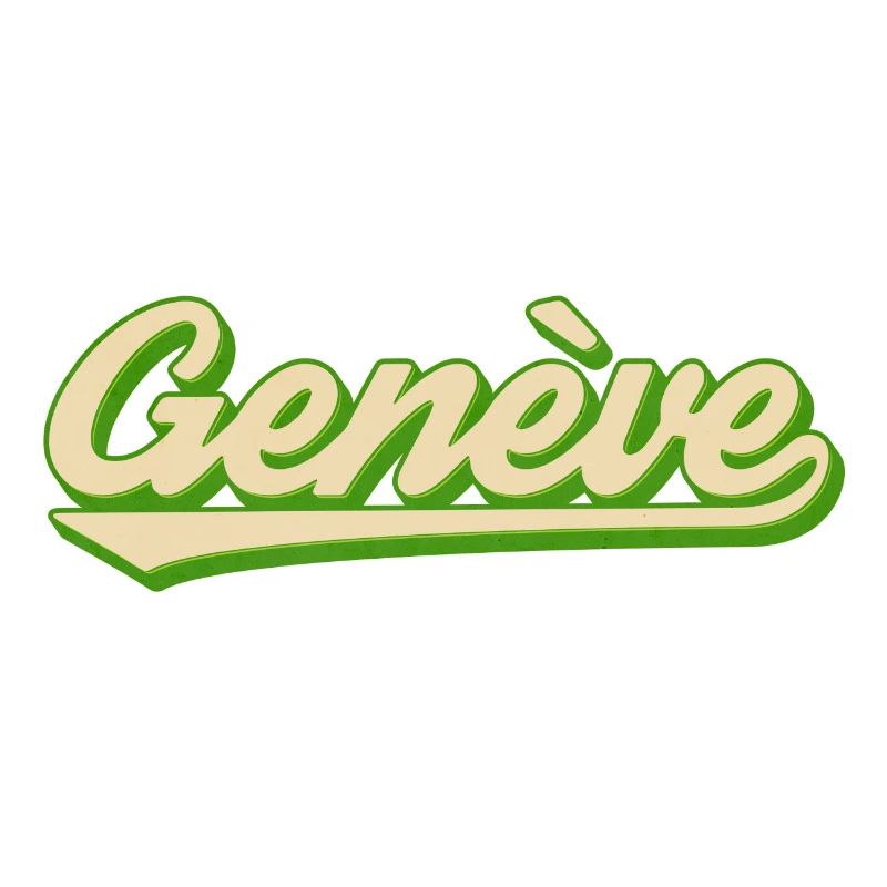 Genève Retro Script Limette