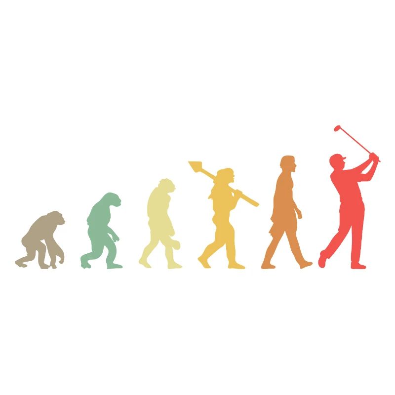 Golf Golfer Golf Évolution des golfeurs
