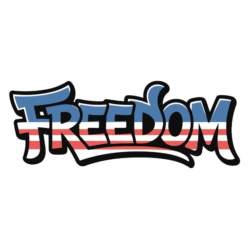Freedom Typografie Statement Design