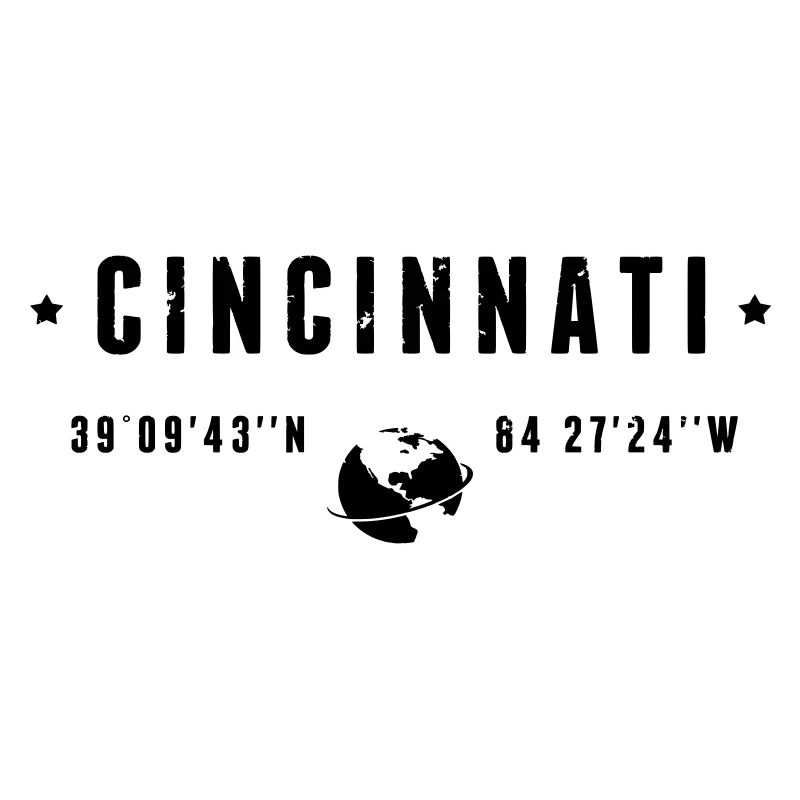 Cincinnati Ohio Coordinates Gps Globe